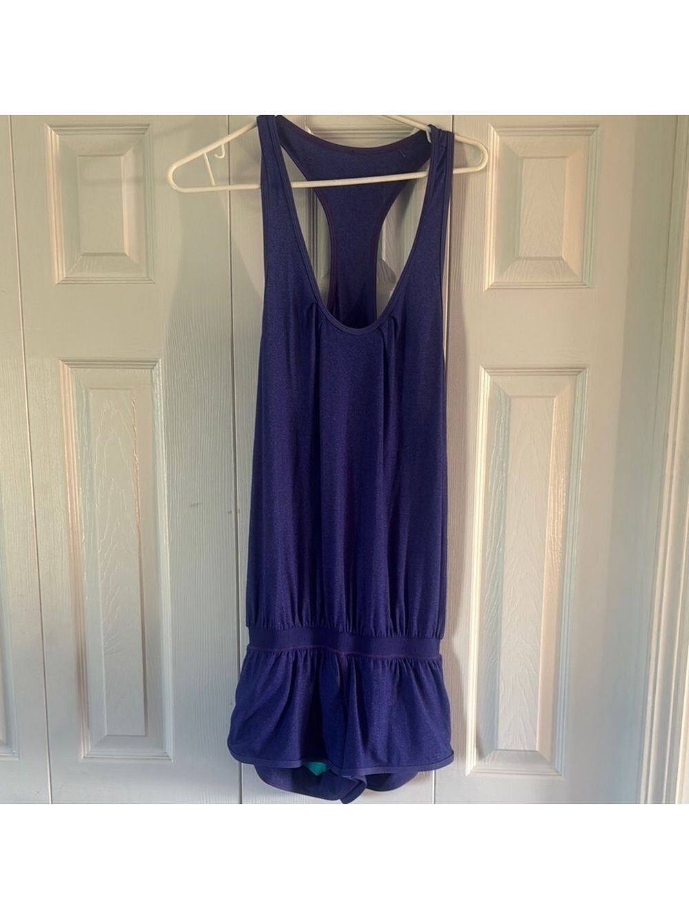 Lululemon Athletica Deep Purple Sleeveless Romper